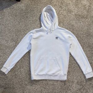 Adidas Men's White Hoodie Activewear